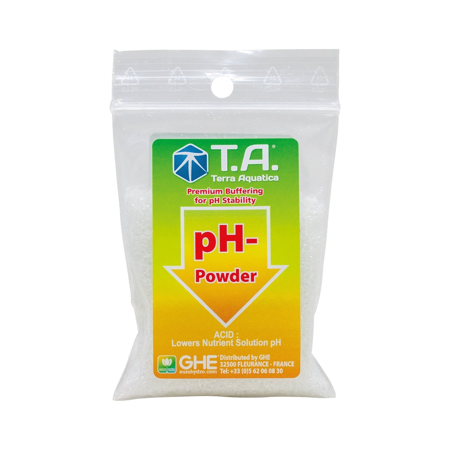 T.A. pH Down (Dry) 25g (GHE)