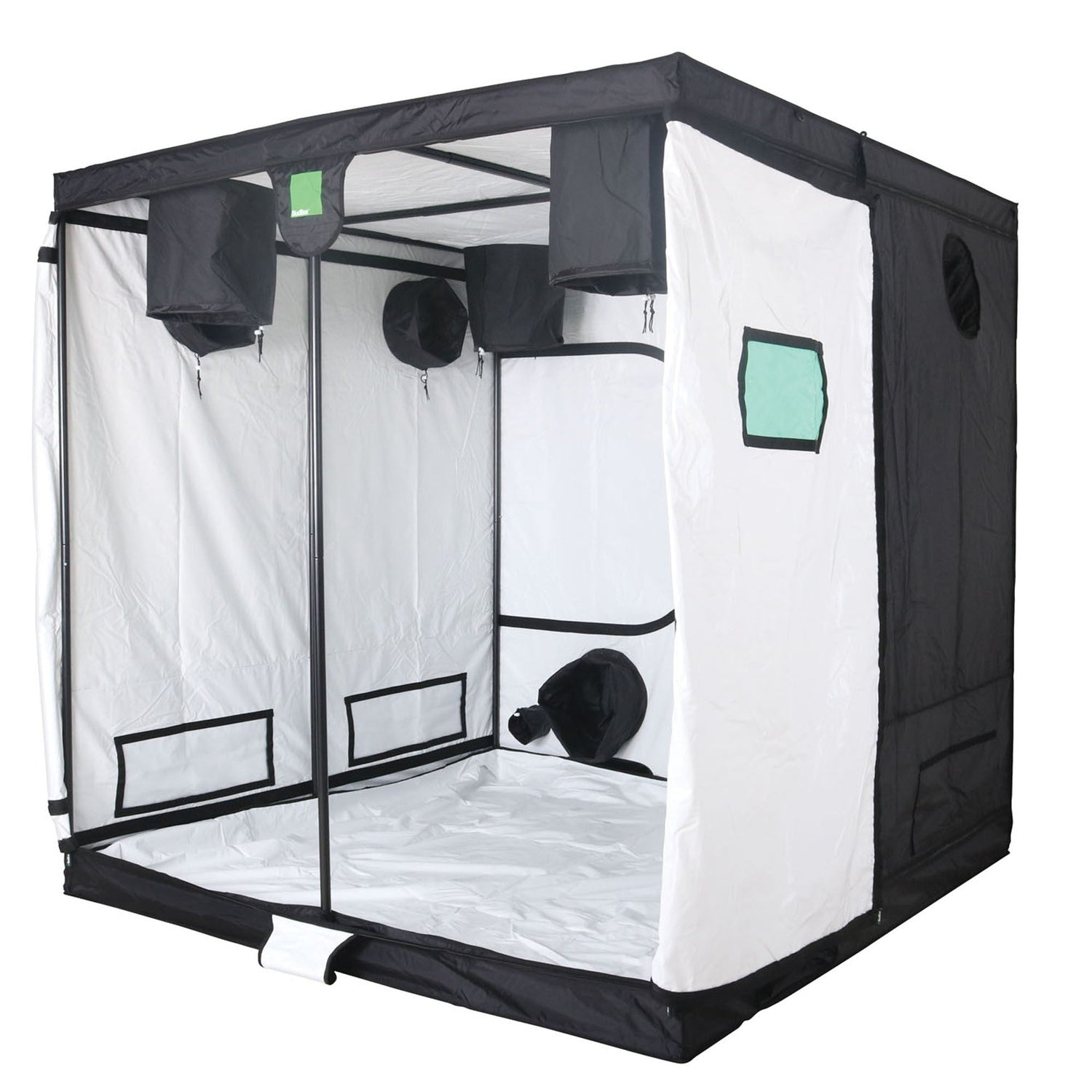 BudBox-Pro Tent 2.0m x 2.0 x 2.0 (Titan 1) White - (Set)