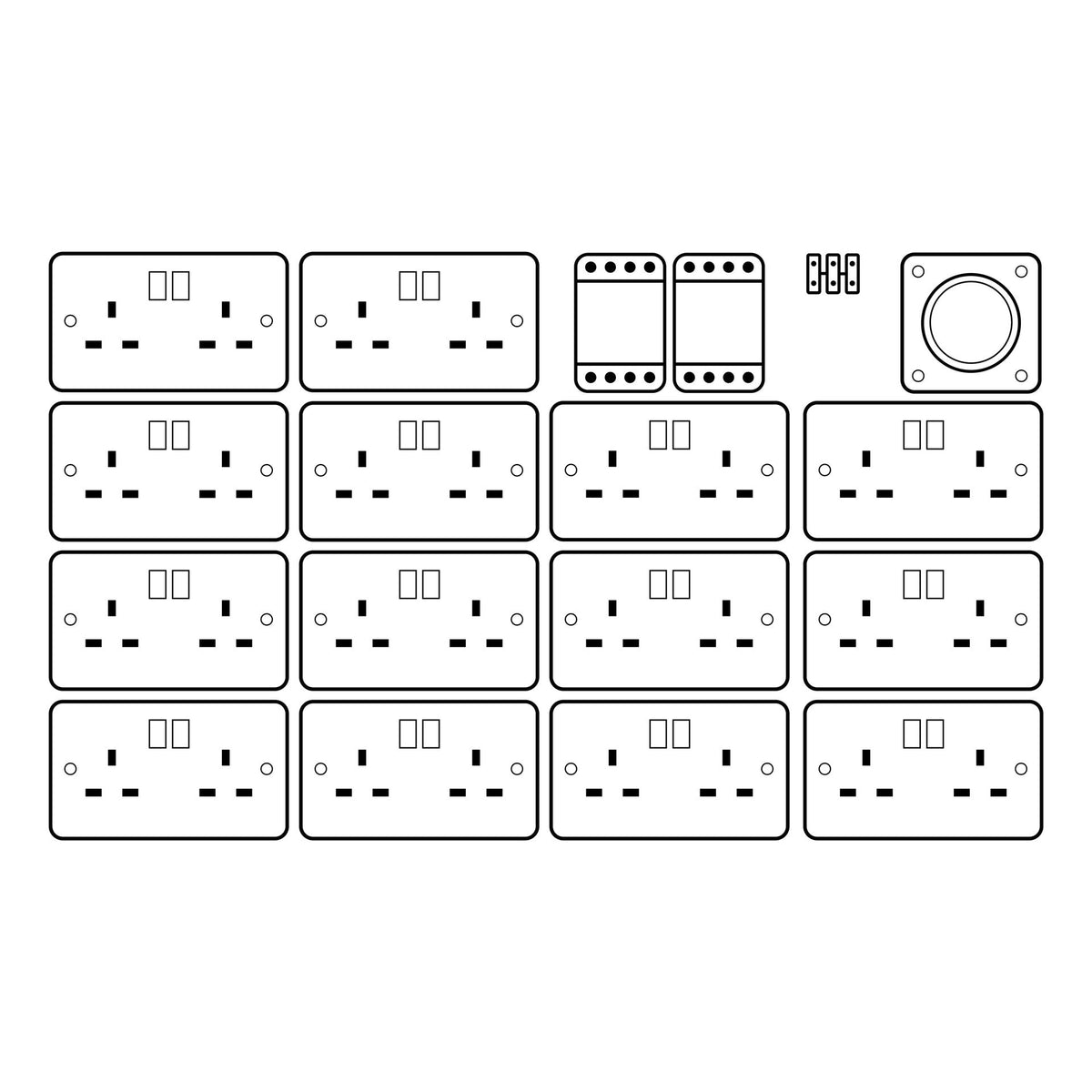 24+4 Way Contactor Board