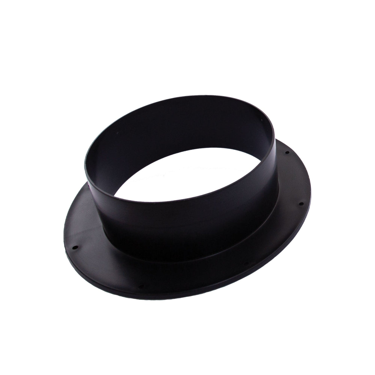 Plastic Flange 150mm (6") Black