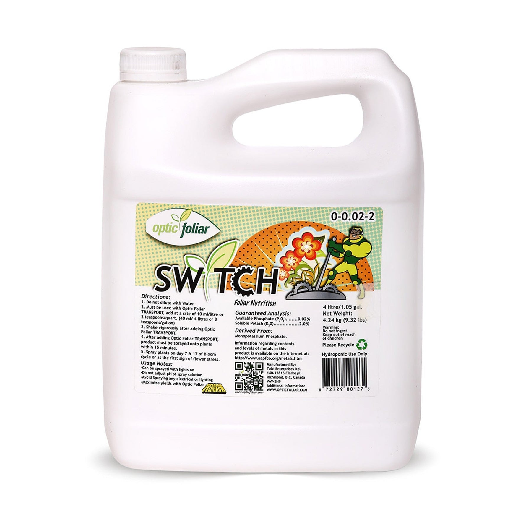 Optic Foliar Switch 24L RTU