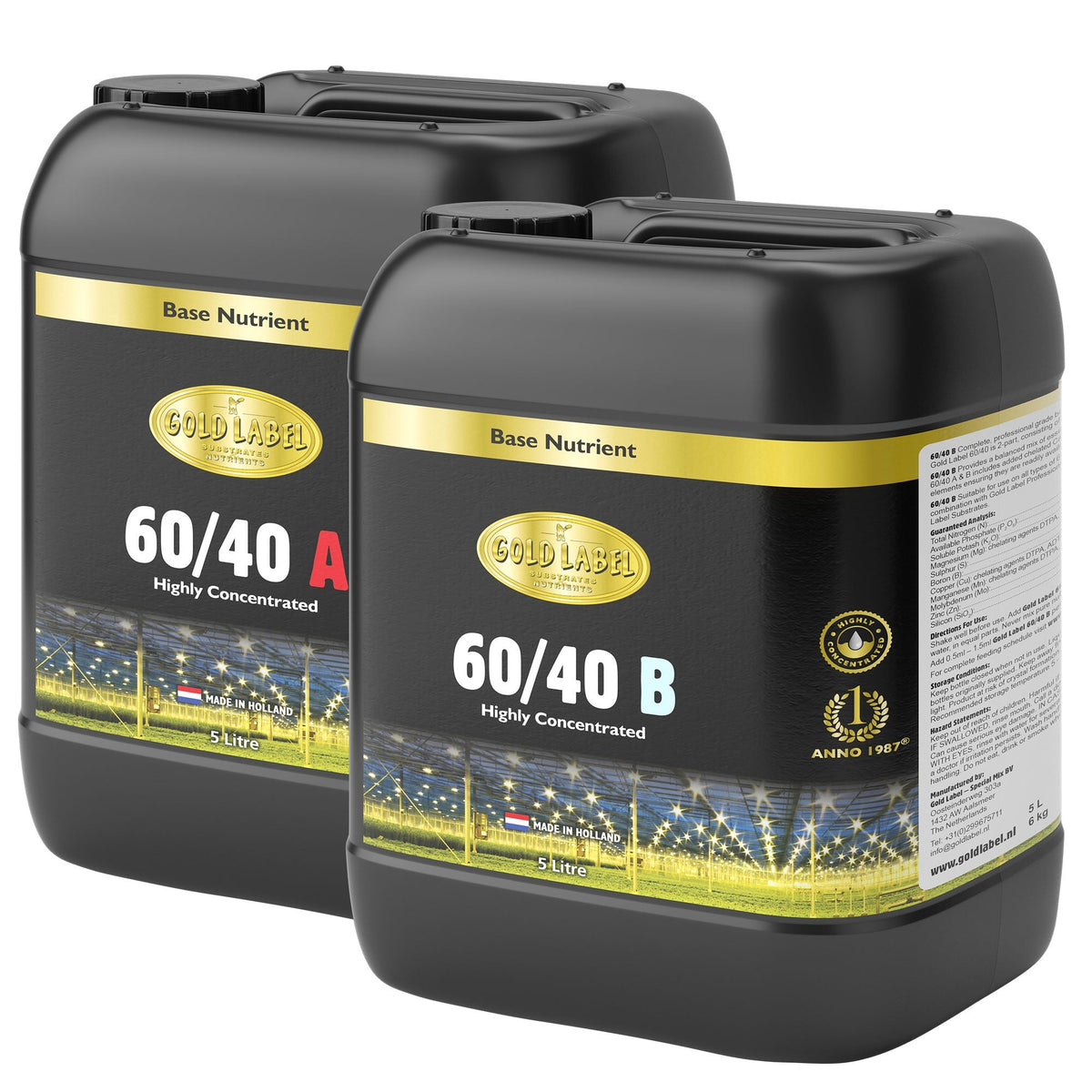 Gold Label Hydro/Coco 60/40 5L (A+B)