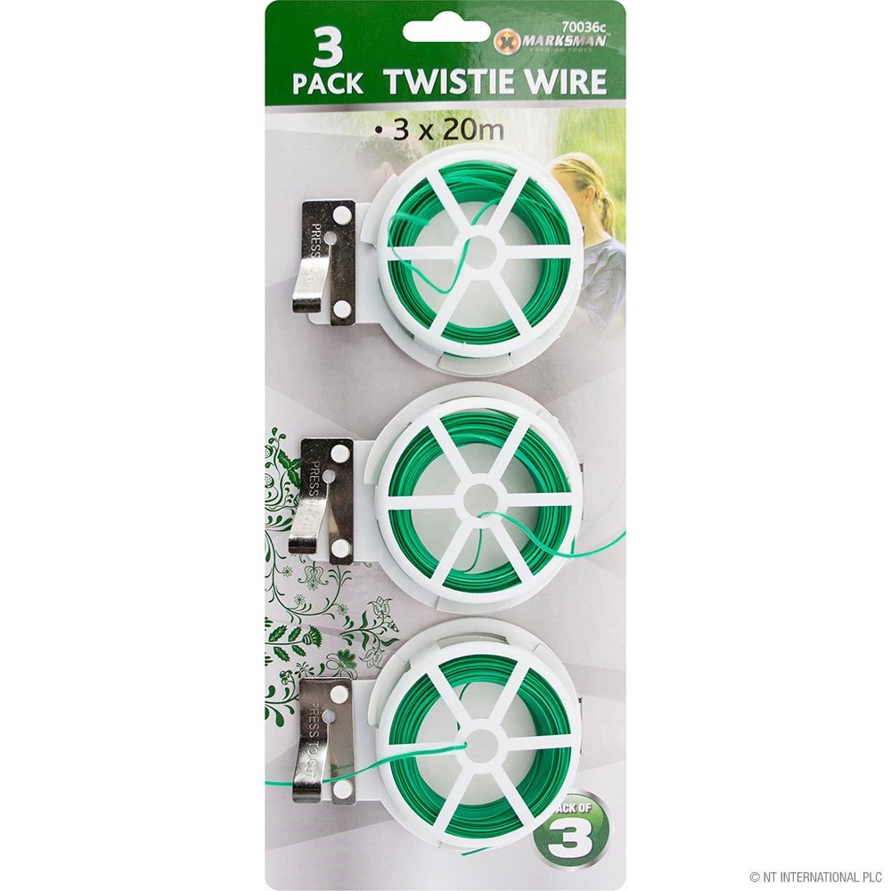 Garden Twisty Wire 20m 3pc