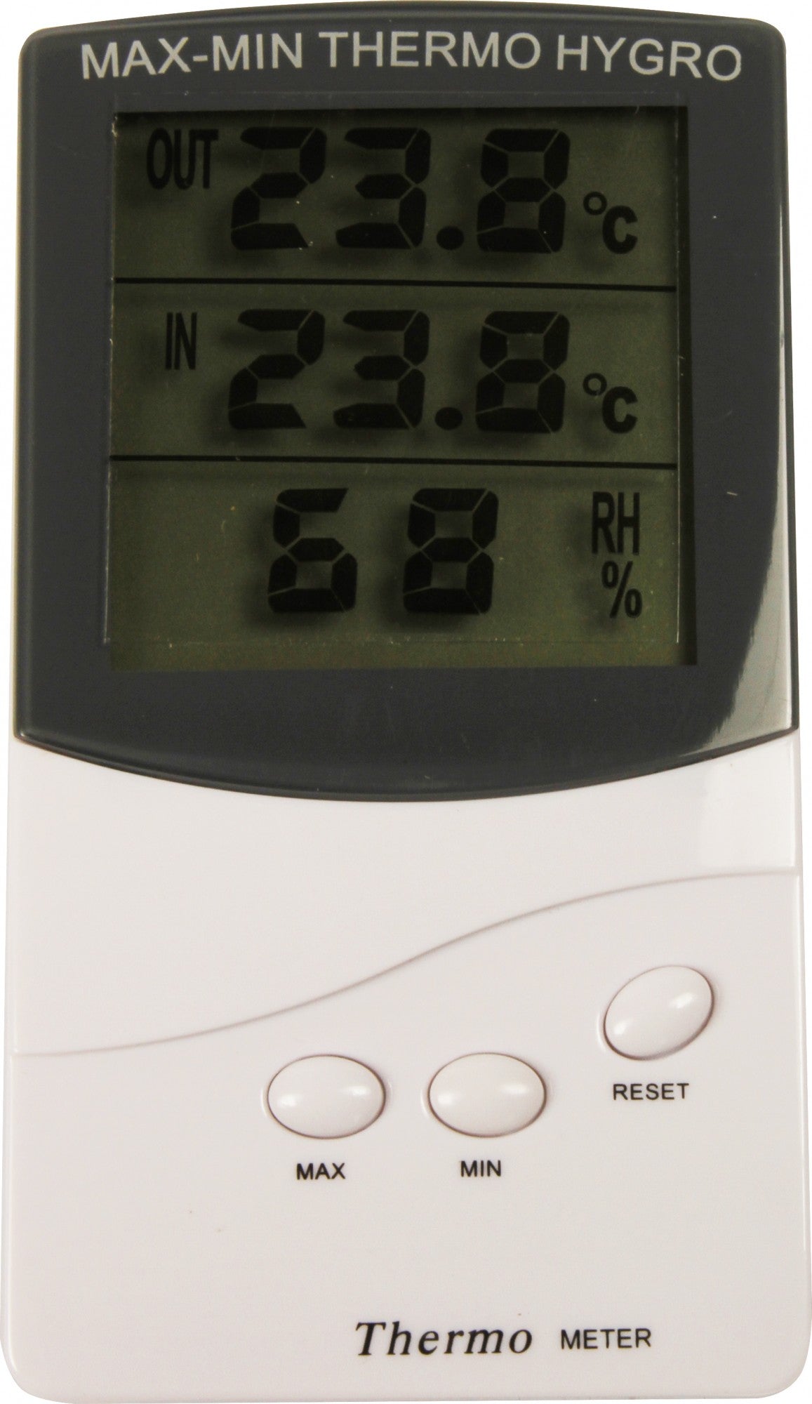 Thermo/Hygrometer (Large Display) with External Probe