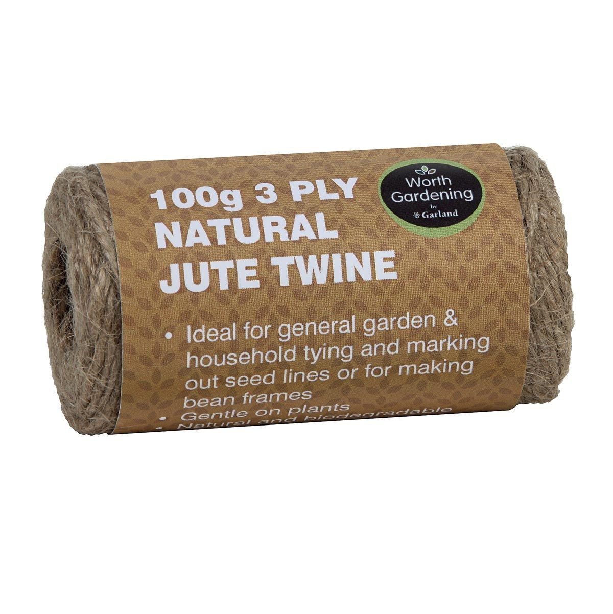 Garland 100g 3 Ply Natural Jute Twine - 60m approx