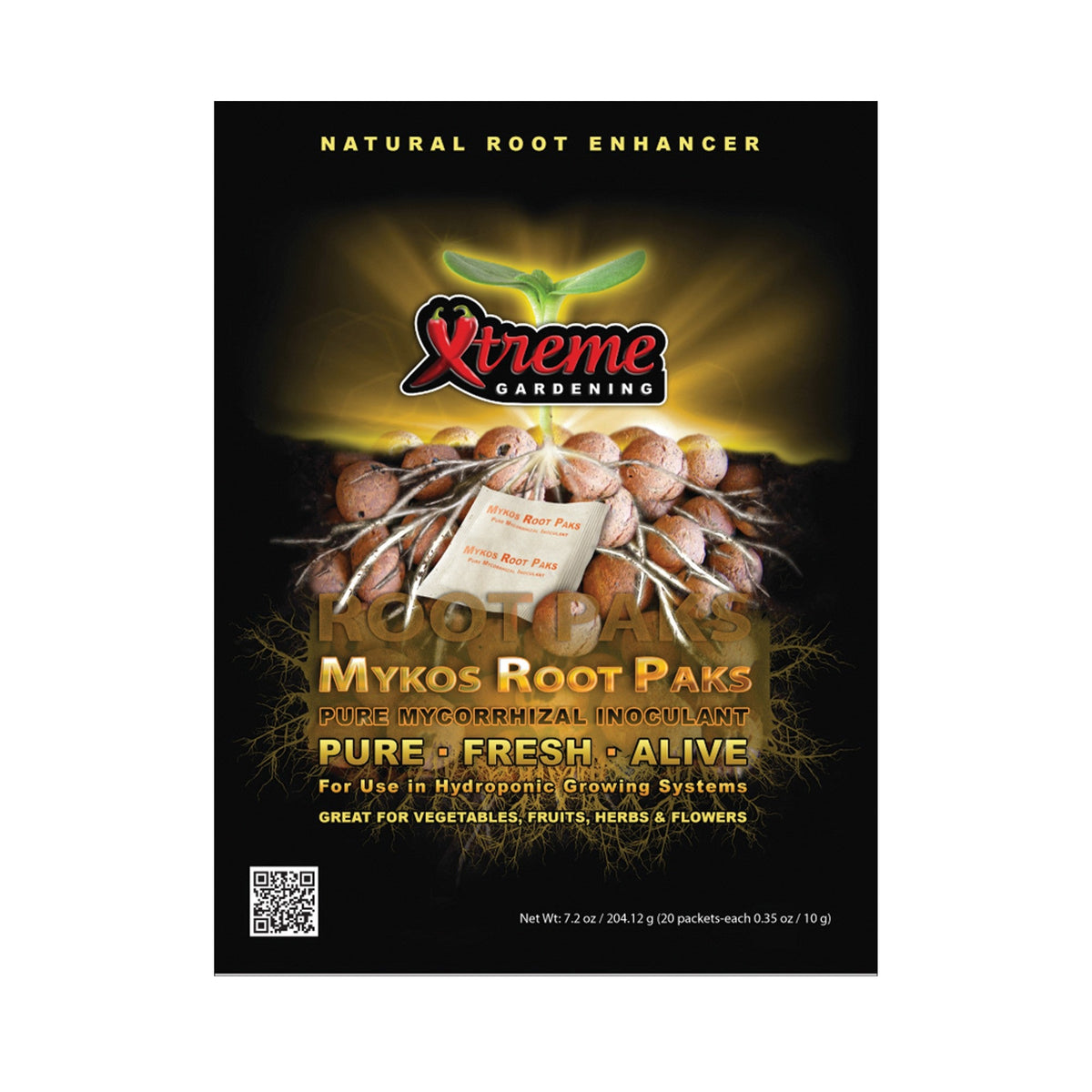 Xtreme Gardening Mykos Root Packs (x500) 10g