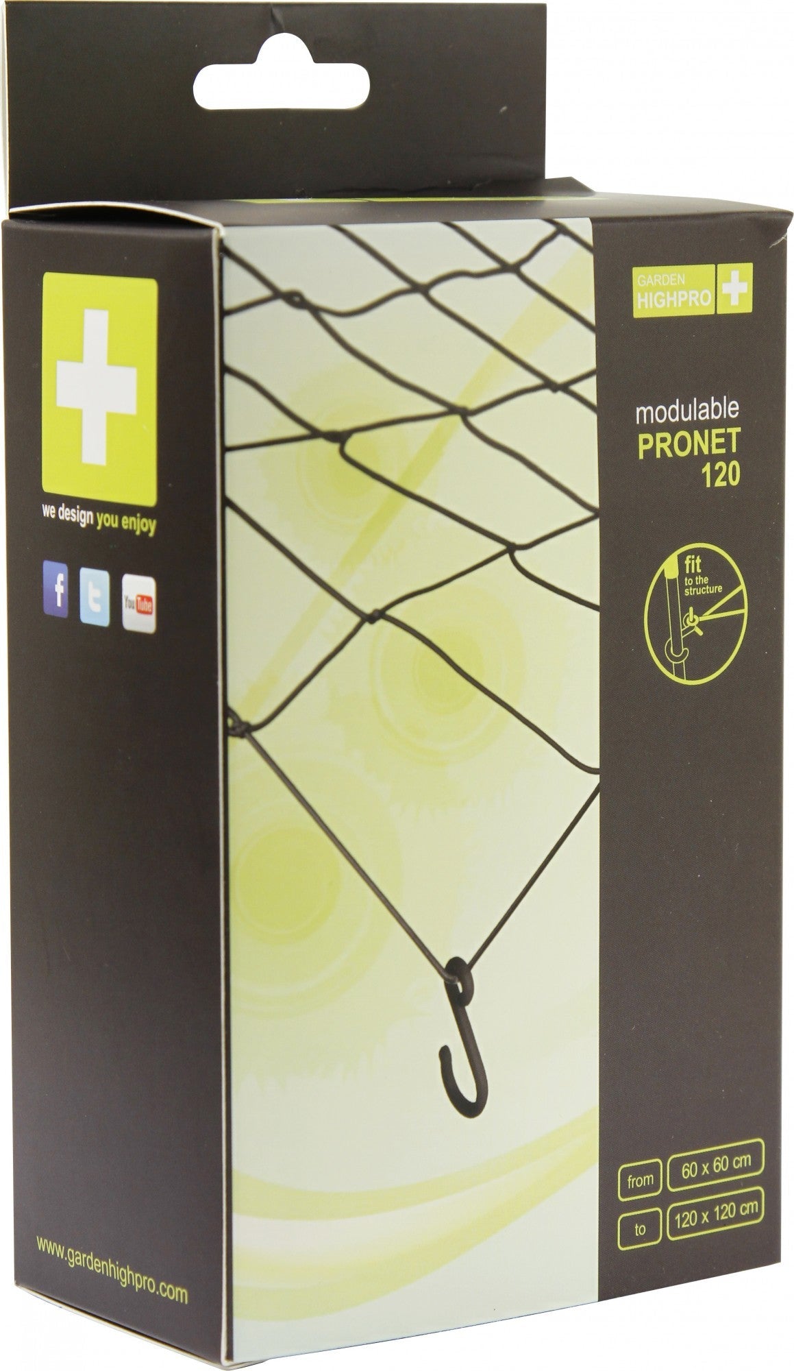 Garden HighPro Pronet 120 Modular Plant Support Net 60x60 to 120x120