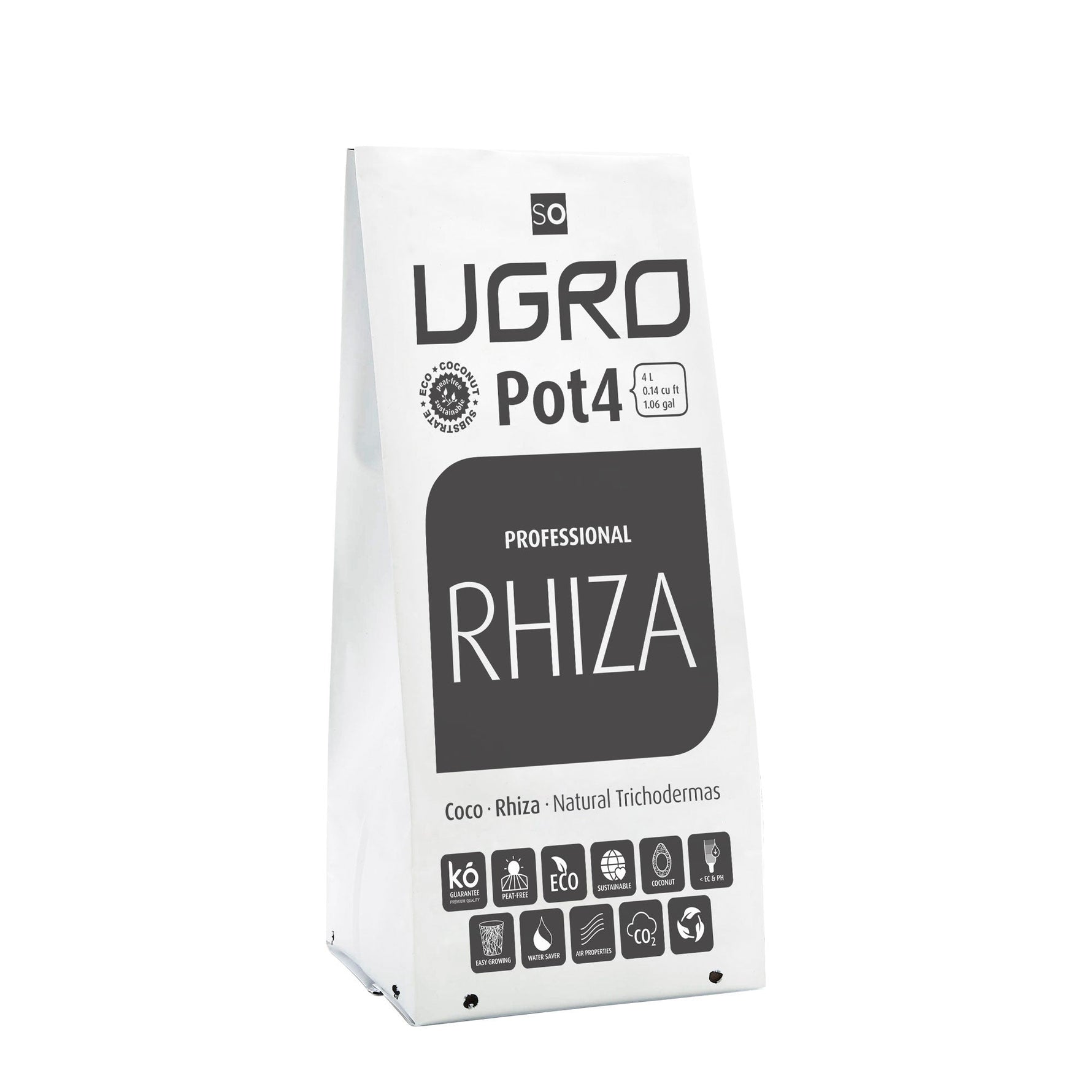 UGro Pot4 Rhiza 4L (Box of 20)