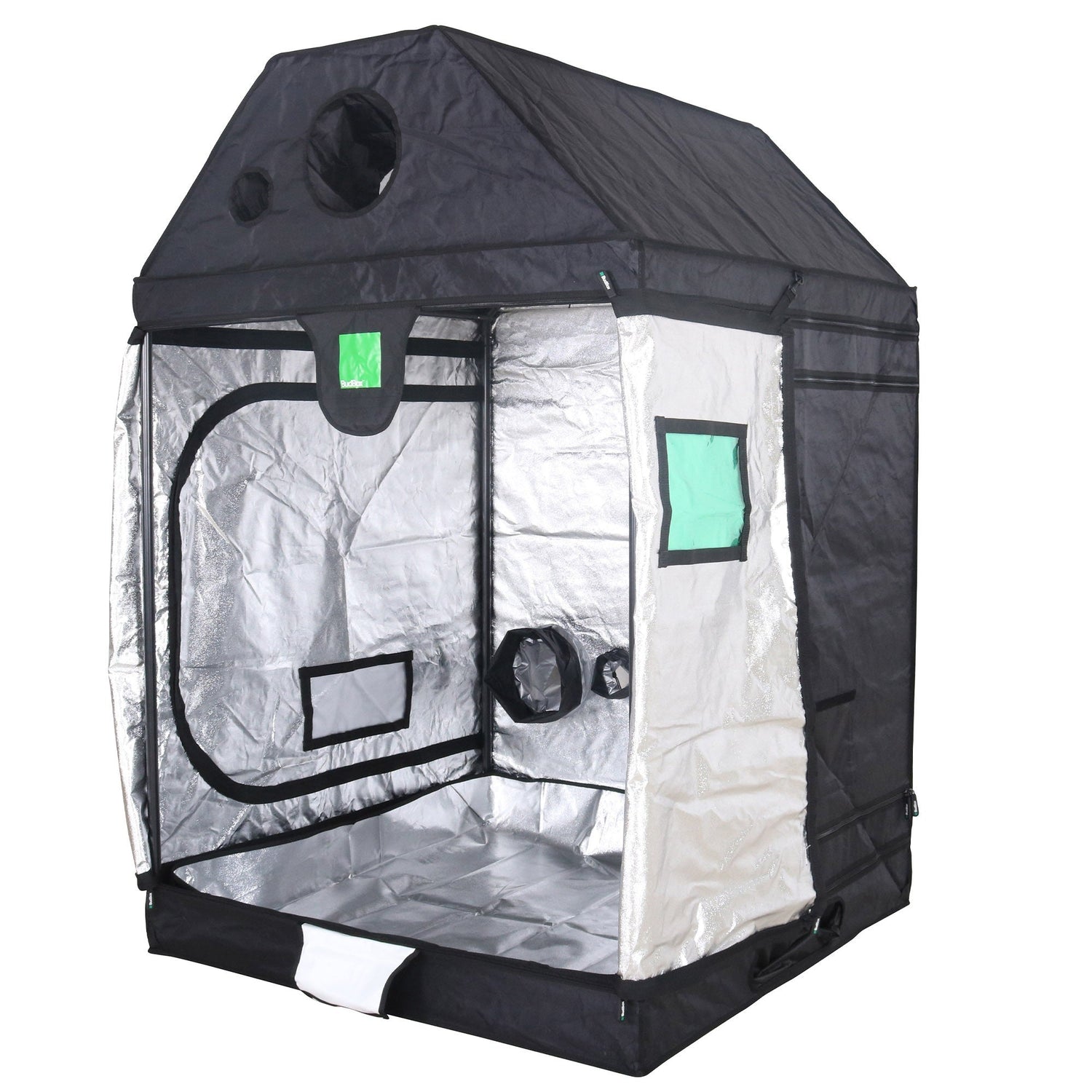 BudBox-Pro Tent 1.2m x 1.2 x 1.8 (XL Roof) Silver