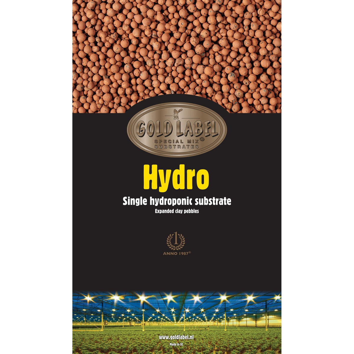 Gold Label Hydro Round Pebble (8-16mm) 45L