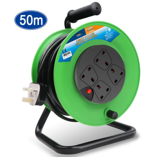 Extension Reel 50M 4 Sockets