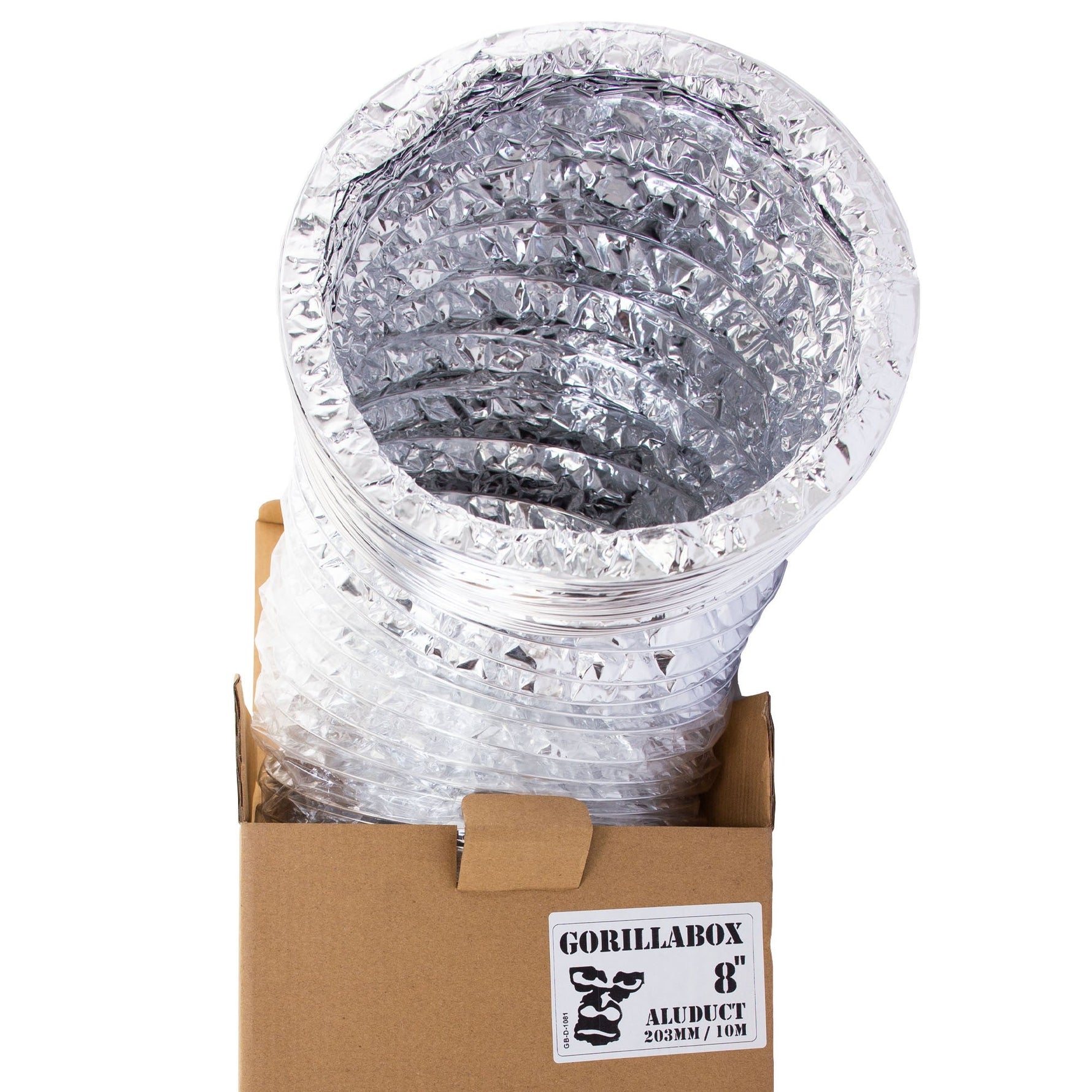 Gorilla Aluminium 10m Ducting - 203mm (8")