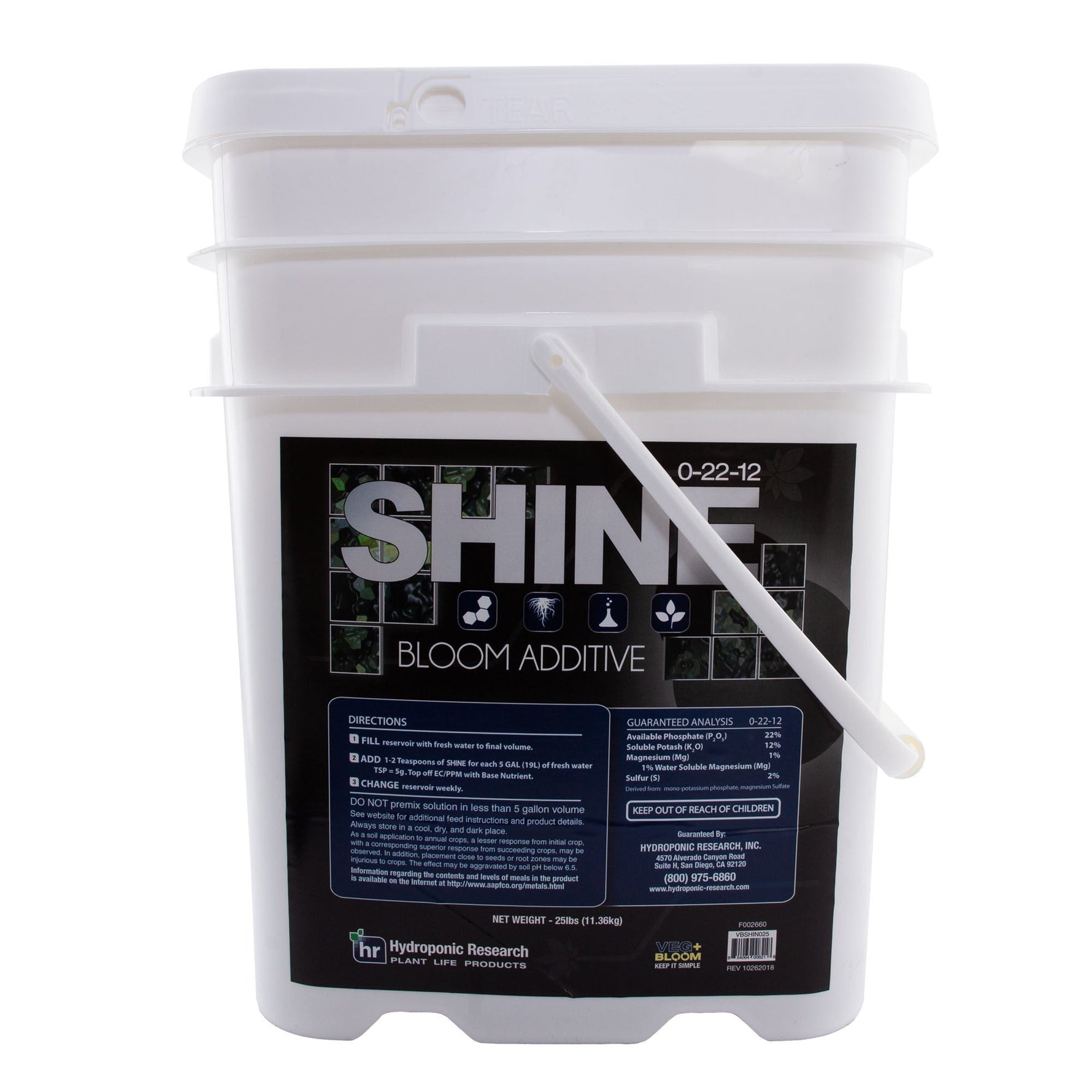 Veg Bloom Shine Additive 11.34kg (25lb)