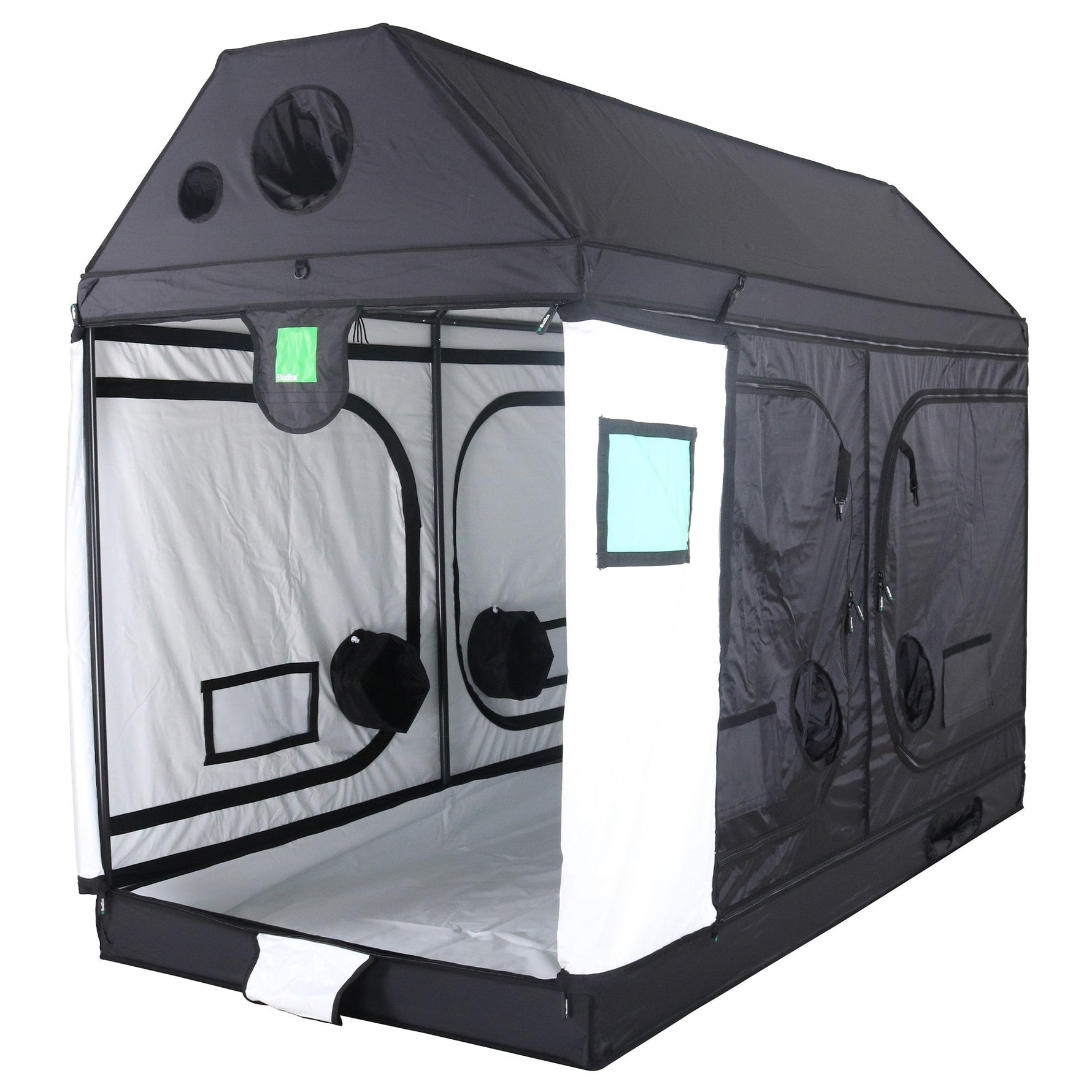 BudBox-Pro Tent 1.2m x 2.4 x 1.8 (XXL Roof) White