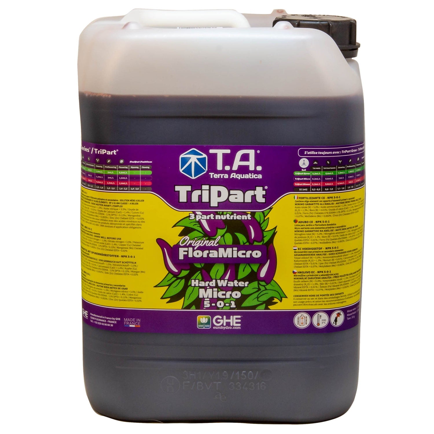 T.A. TriPart Micro HW 10L (GHE Flora Micro)