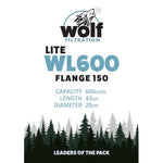 Wolf Lite 600 Carbon Filter 150mm (6")