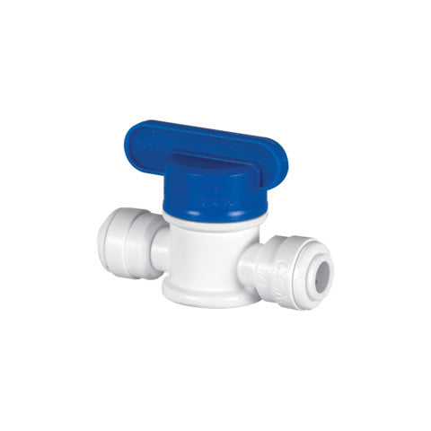 HydroLogic 1/4" QC x 1/4" QC Inline Shut Off Valve