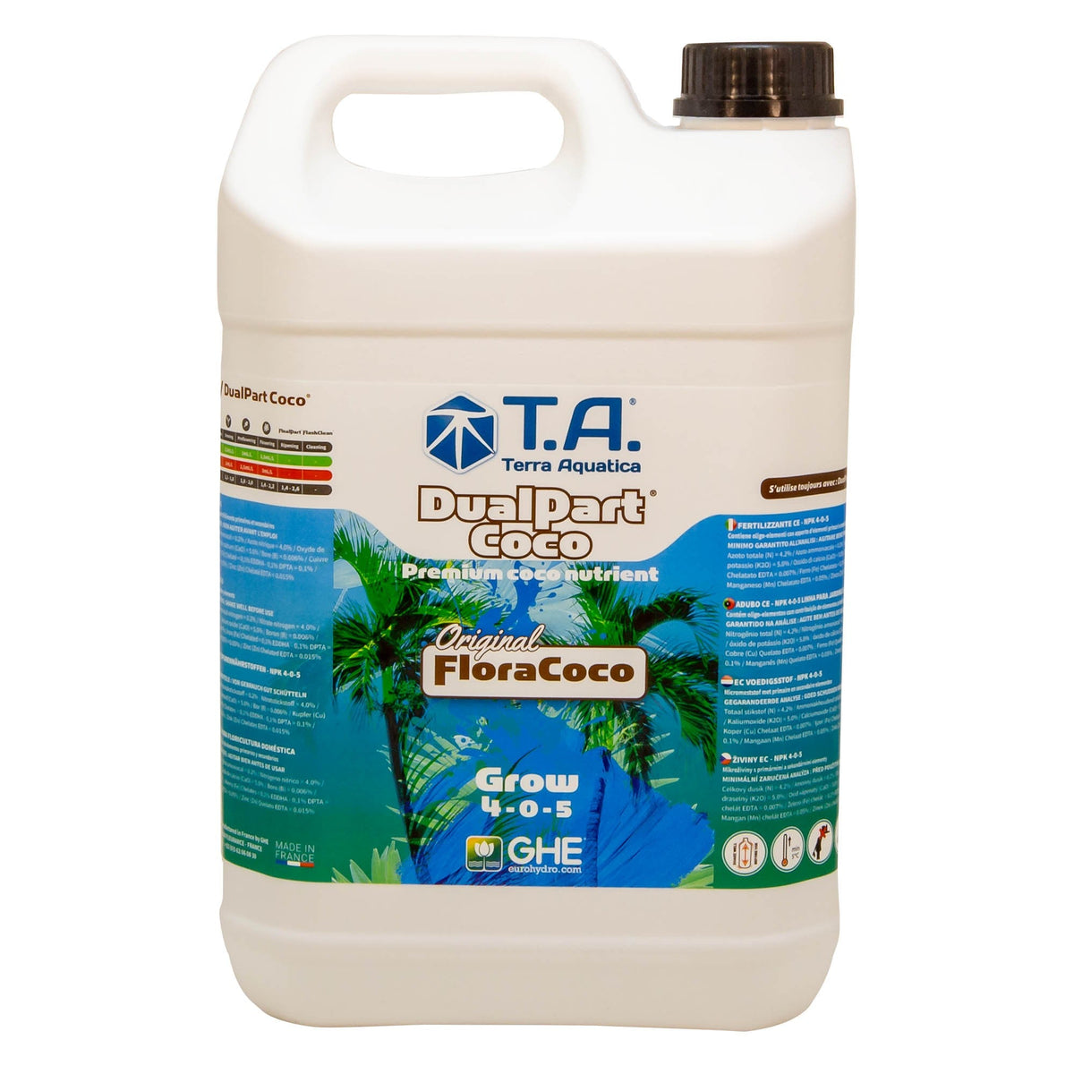 T.A. DualPart Coco Grow 5L (GHE Flora Coco Grow)