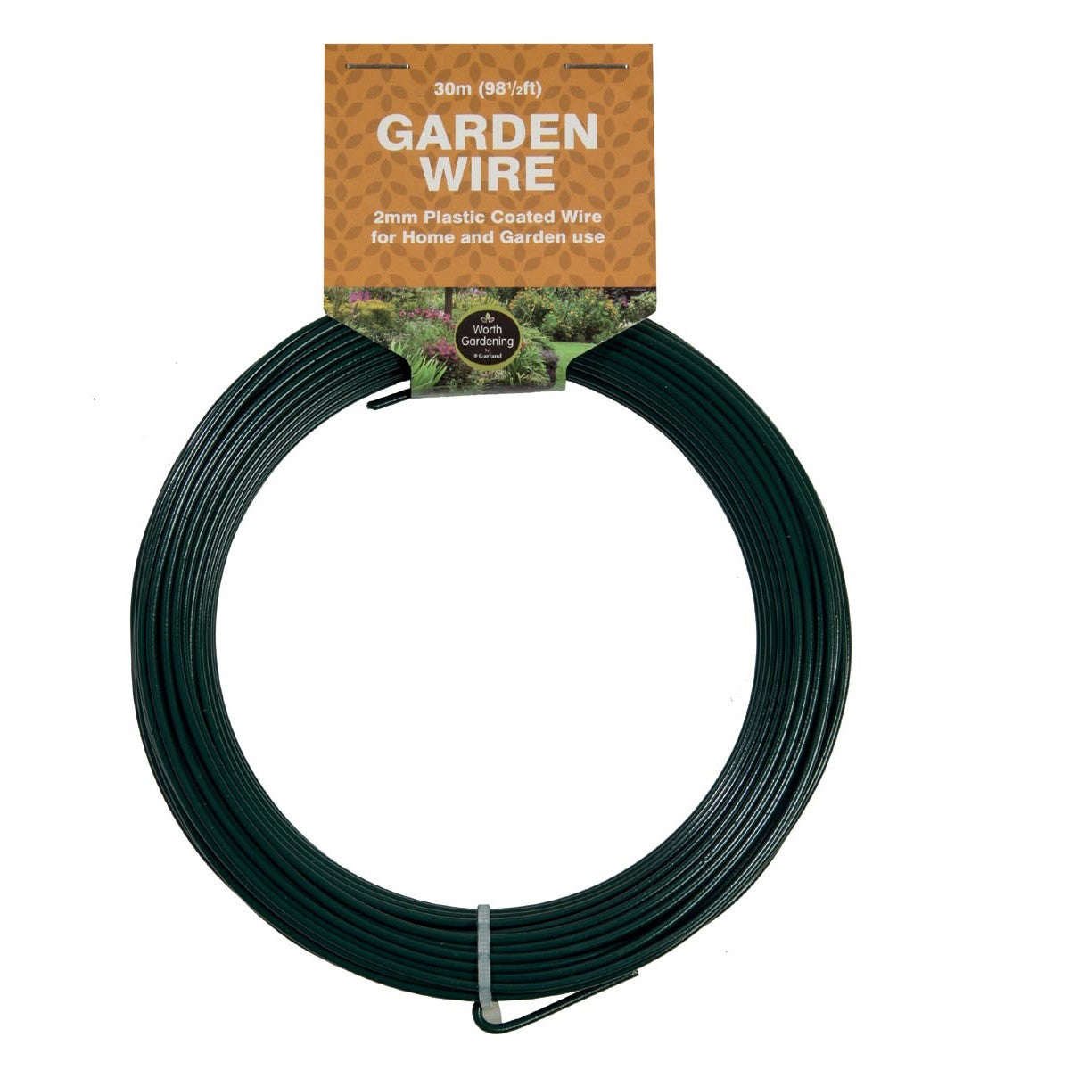 Garland 30m Garden Wire 2mm Plastic Coated