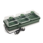 Earlygrow Heated 3 Bay Propagator with Capillery Mat and Tray