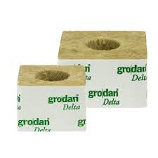 Grodan Delta Blocks (216 Box) - 100mm x 100 x 65 (4") Big Hole (23129)